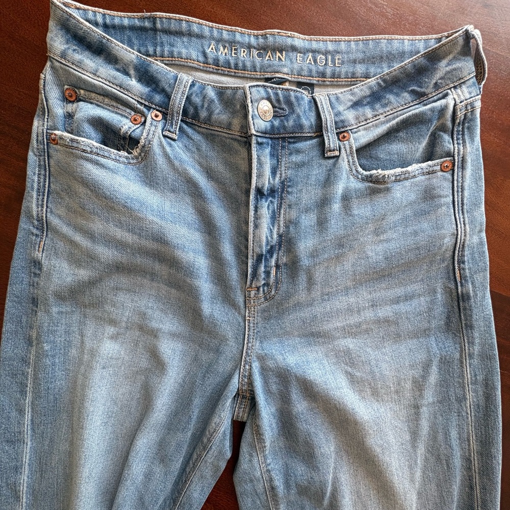 ae super high-rise baggy wide leg jeans (stretchy) - Picture 6 of 9
